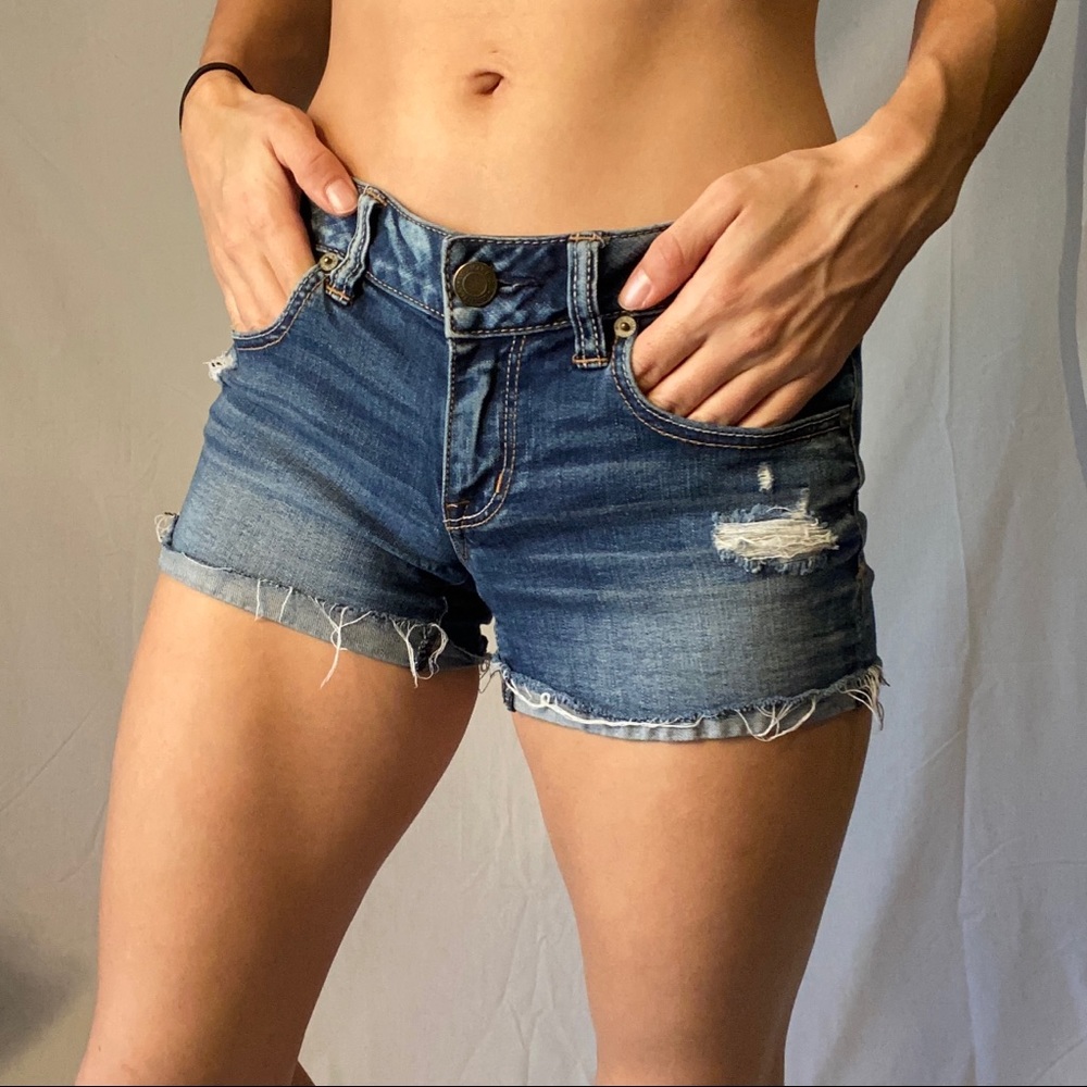 American Eagle Stretch Denim Shorts